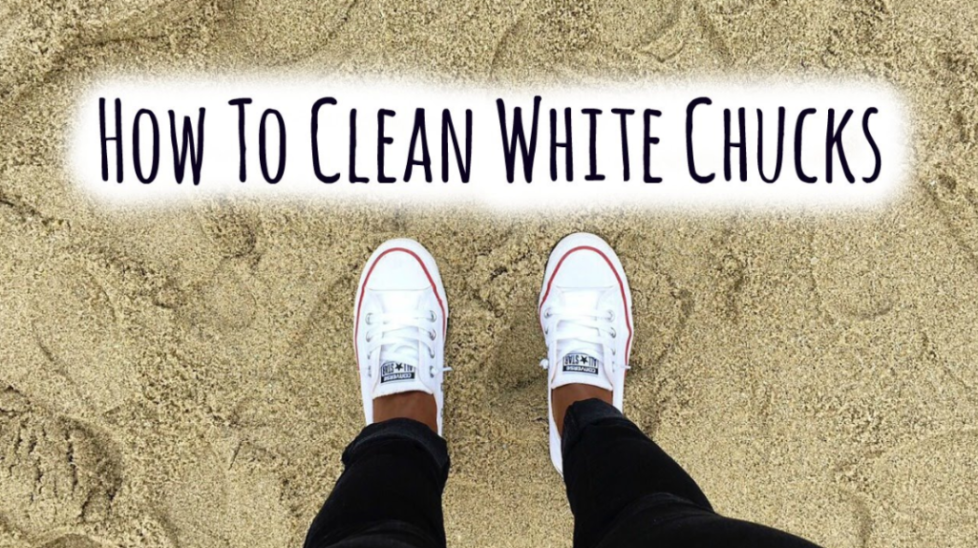 how do you clean white converse